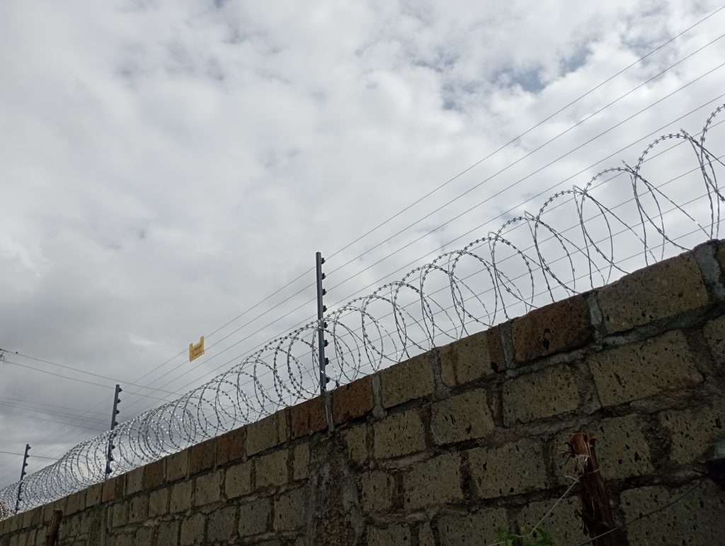 razor wire fences in Kenya